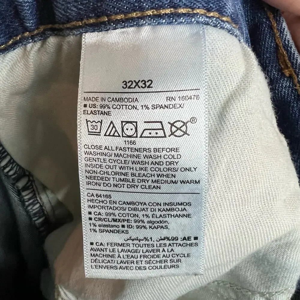 Old Navy Straight Leg Flex Size 32X32 Medium Wash